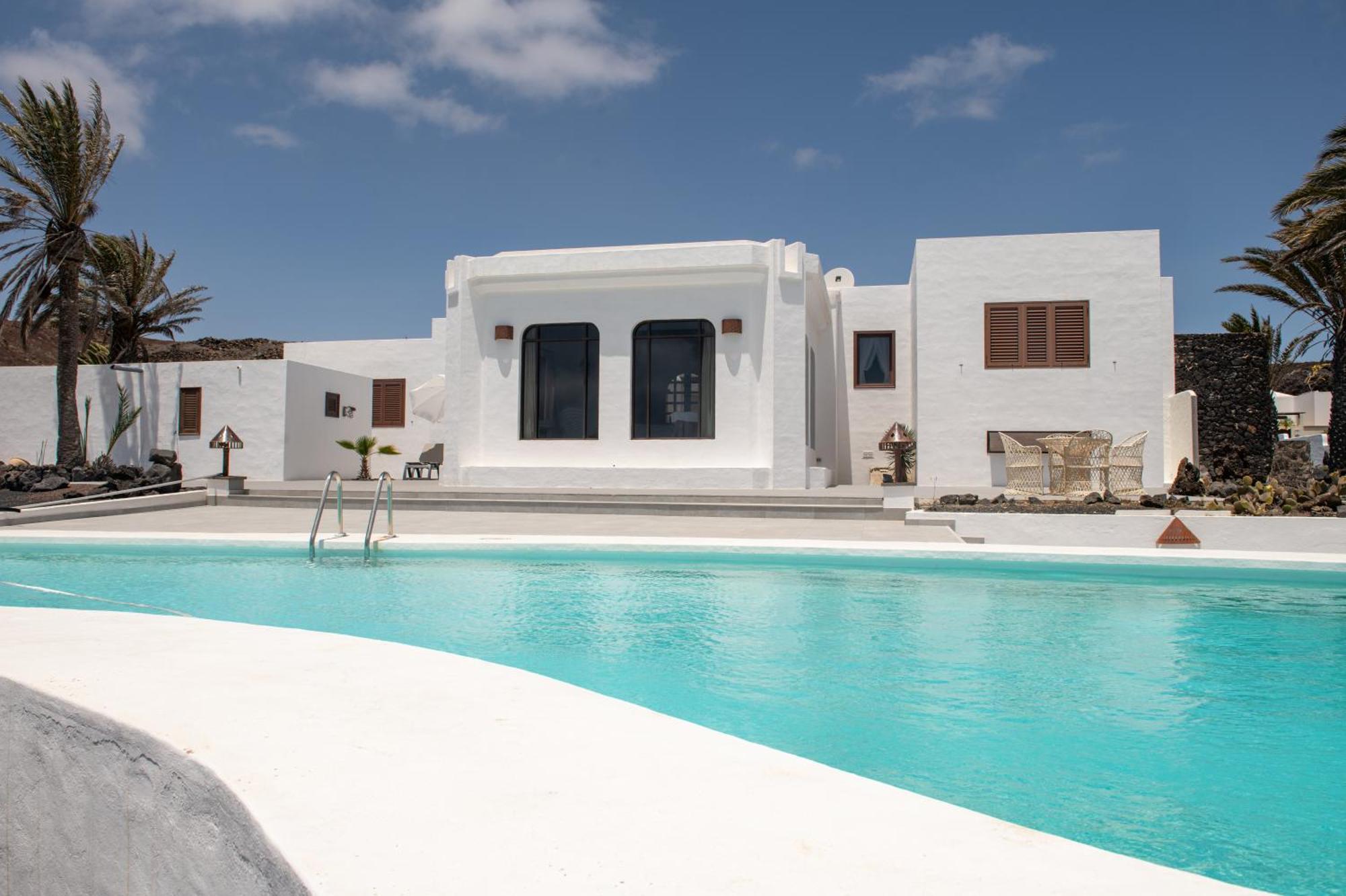 Villa Blanca Nudist Place Charco del Palo Eksteriør bilde