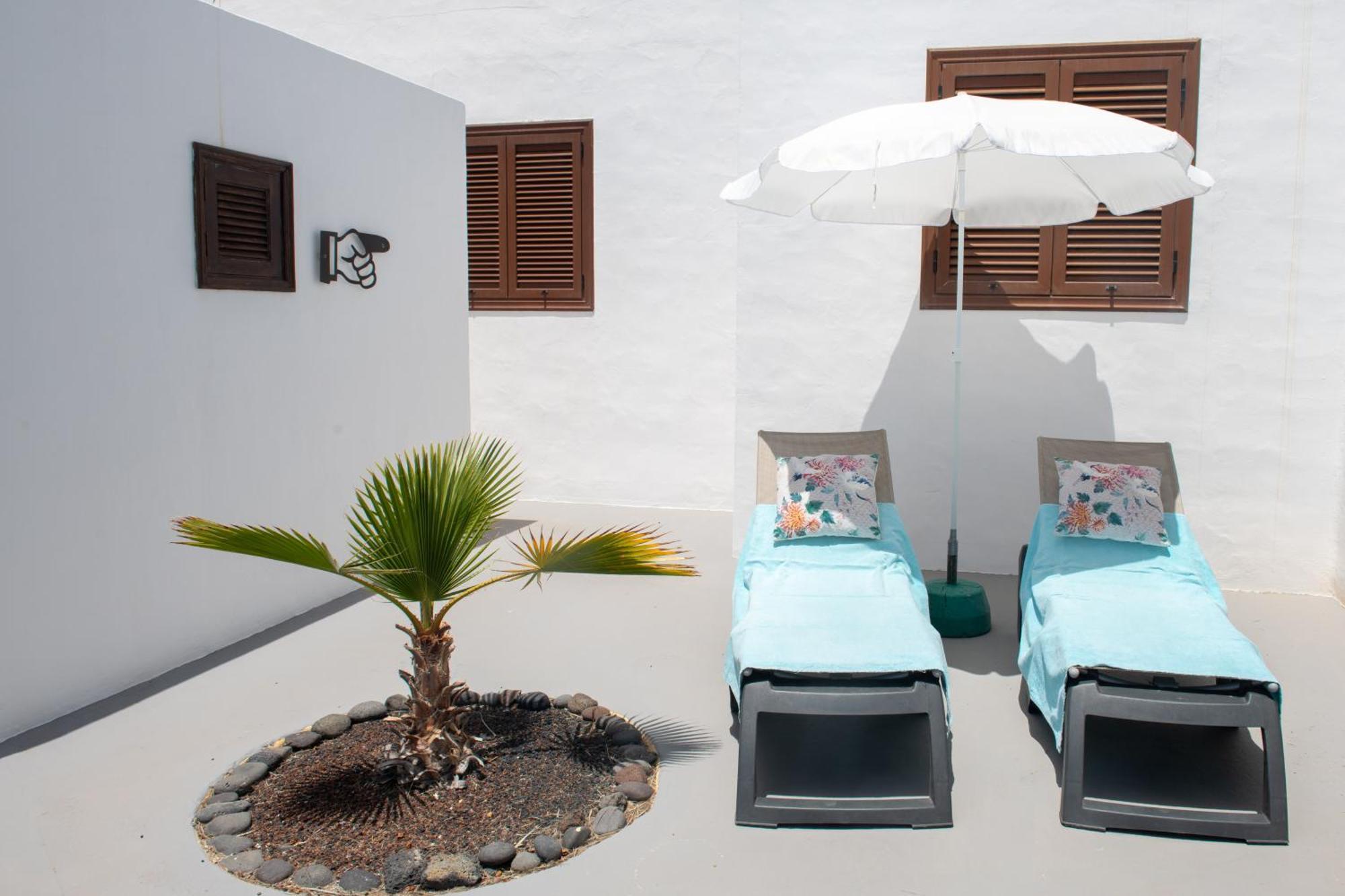 Villa Blanca Nudist Place Charco del Palo Eksteriør bilde