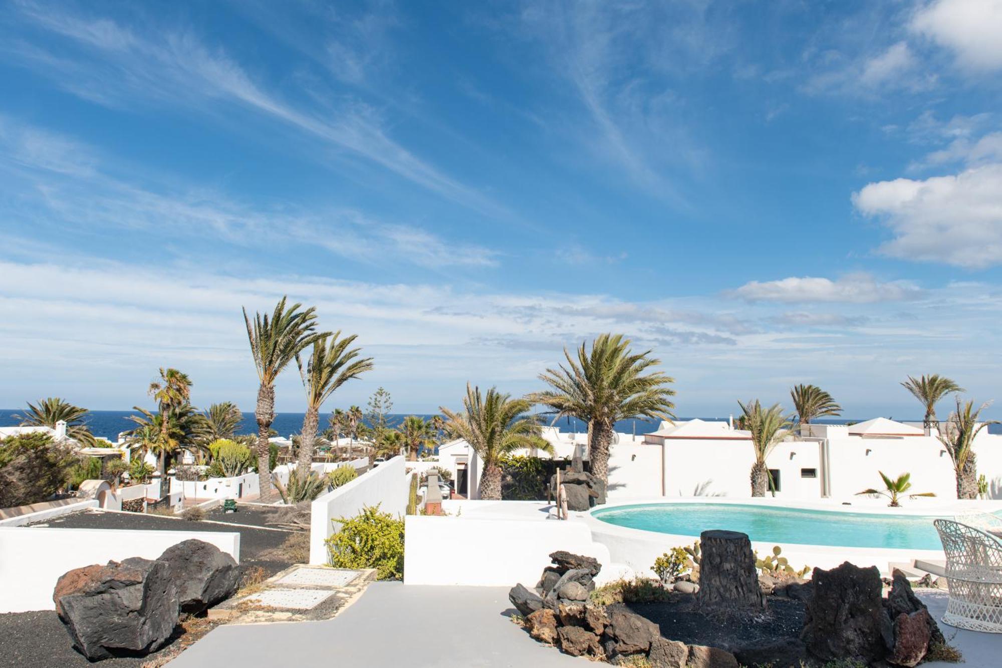 Villa Blanca Nudist Place Charco del Palo Eksteriør bilde